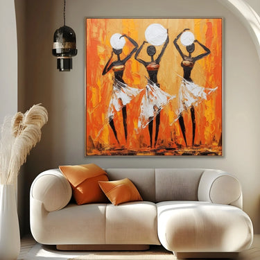 Quadro Stampa su Tela Danza di Seta - CupidoDesign