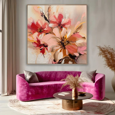 Quadro Stampa su Tela Danze floreali - CupidoDesign