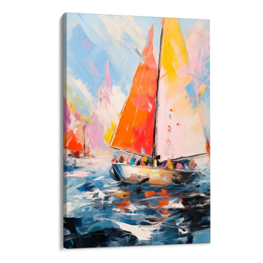 Quadro Stampa su Tela Danze nel Blu - CupidoDesign