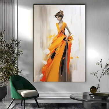 Quadro Stampa su Tela Delicatezza Arancione - CupidoDesign