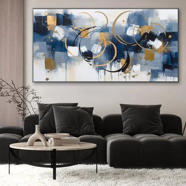 Quadro Stampa su Tela Delicatezza Azzurra - CupidoDesign