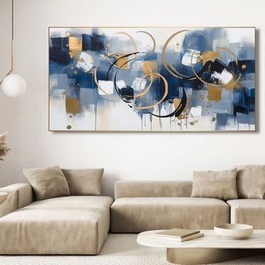 Quadro Stampa su Tela Delicatezza Azzurra - CupidoDesign