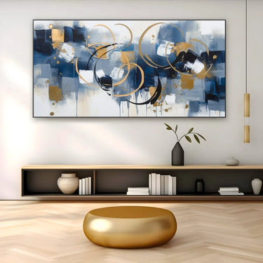 Quadro Stampa su Tela Delicatezza Azzurra - CupidoDesign