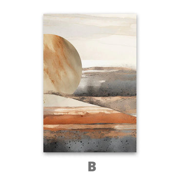 Quadro Stampa su Tela Deserto Infinito - CupidoDesign