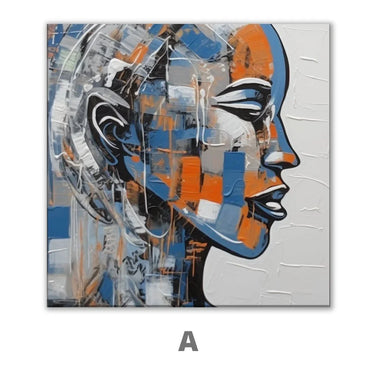 Quadro Stampa su Tela Dialogo Silenzioso - CupidoDesign