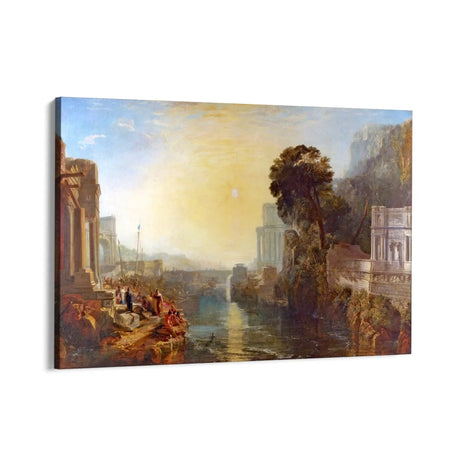 Quadro Stampa su Tela Didone costruisce cartagine, William Turner - CupidoDesign