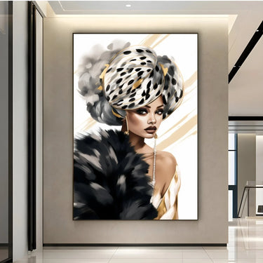 Quadro Stampa su Tela Diva delle Sfumature - CupidoDesign