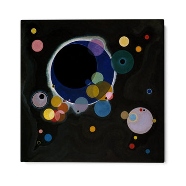 Quadro Stampa su Tela Diversi Cerchi, Wassily Kandinsky - CupidoDesign