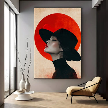 Quadro Stampa su Tela Dolce Profilo - CupidoDesign
