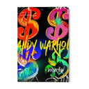 Quadro Stampa su Tela Dollar Sign Graffiti - CupidoDesign