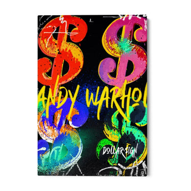Quadro Stampa su Tela Dollar Sign Graffiti - CupidoDesign
