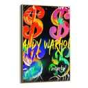 Quadro Stampa su Tela Dollar Sign Graffiti - CupidoDesign