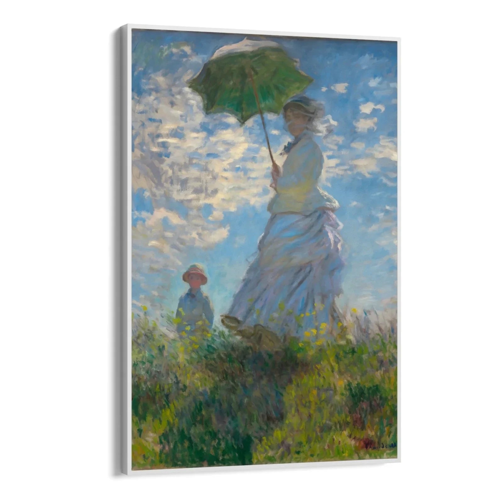Quadro Stampa su Tela Donna con un ombrellone, Claude Monet - CupidoDesign