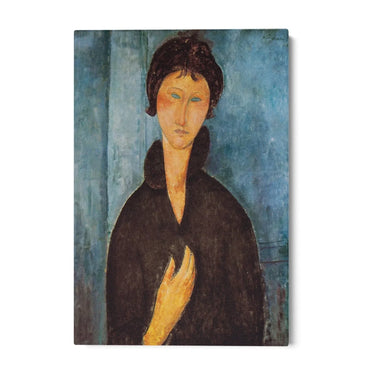 Quadro Stampa su Tela Donna dagli occhi azzurri, Amedeo Modigliani - CupidoDesign