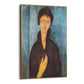 Quadro Stampa su Tela Donna dagli occhi azzurri, Amedeo Modigliani - CupidoDesign