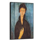 Quadro Stampa su Tela Donna dagli occhi azzurri, Amedeo Modigliani - CupidoDesign