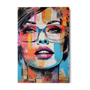 Quadro Stampa su Tela Donna Graffiti - CupidoDesign