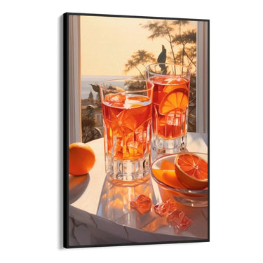 Quadro Stampa su Tela Due brindisi - CupidoDesign