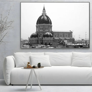 Quadro Stampa su Tela Duomo innevato - CupidoDesign