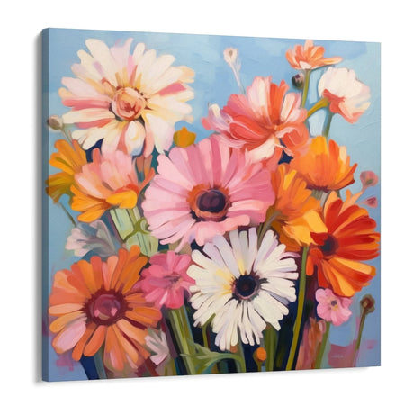 Quadro Stampa su Tela Echi di Fiori Selvaggi - CupidoDesign