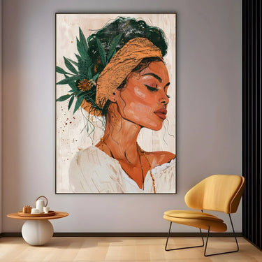 Quadro Stampa su Tela Effimera Essenza - CupidoDesign