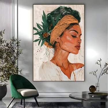 Quadro Stampa su Tela Effimera Essenza - CupidoDesign