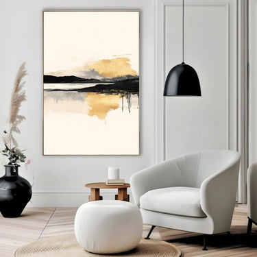 Quadro Stampa su Tela Effusioni Dorate - CupidoDesign