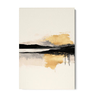 Quadro Stampa su Tela Effusioni Dorate - CupidoDesign