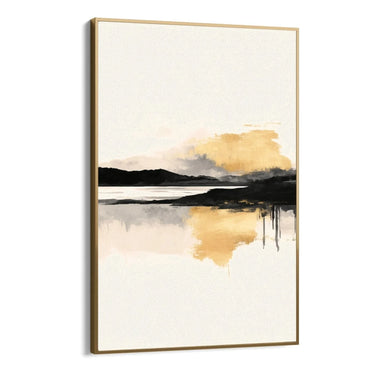 Quadro Stampa su Tela Effusioni Dorate - CupidoDesign