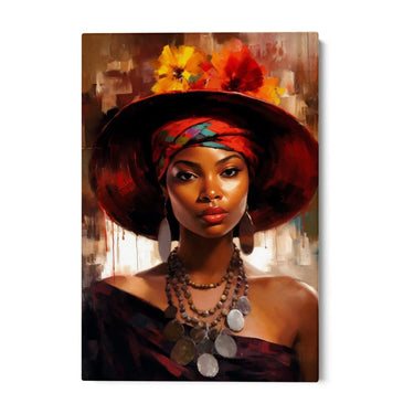 Quadro Stampa su Tela Eleganza Africana - CupidoDesign