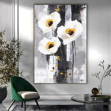 Quadro Stampa su Tela Eleganza Bianca - CupidoDesign