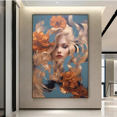 Quadro Stampa su Tela Eleganza fiorita - CupidoDesign