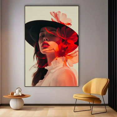 Quadro Stampa su Tela Eleganza Sospesa - CupidoDesign