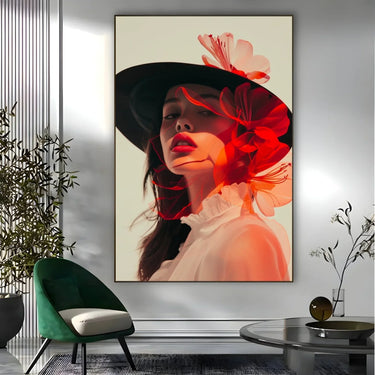 Quadro Stampa su Tela Eleganza Sospesa - CupidoDesign
