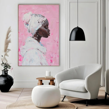 Quadro Stampa su Tela Elegia di Rosa - CupidoDesign