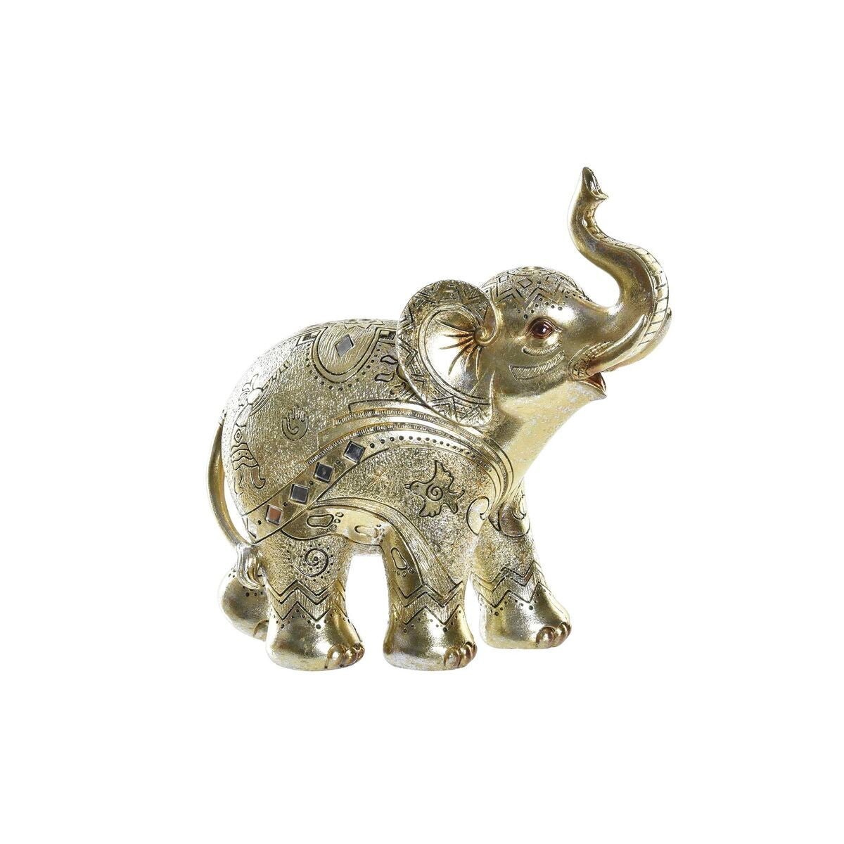 Elefantbaby udskåret 24 x 10 x 24 cm