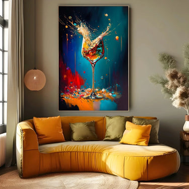 Quadro Stampa su Tela Emozioni liquide - CupidoDesign
