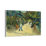 Entrance to the Public Gardens in Arle, Vincent Van Gogh - CupidoDesign