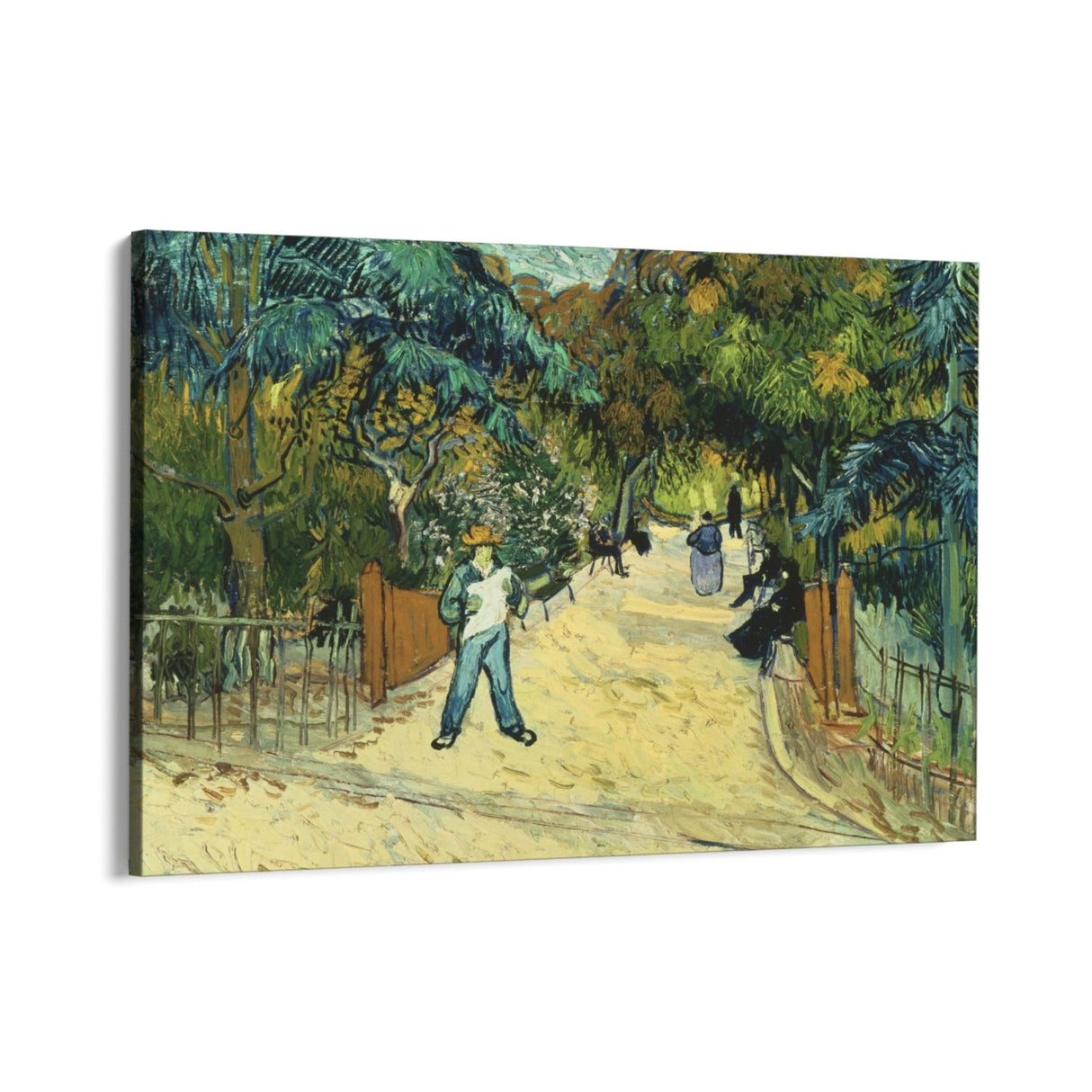 Entrance to the Public Gardens in Arle, Vincent Van Gogh - CupidoDesign