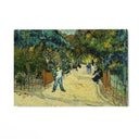 Quadro Stampa su Tela Entrance to the Public Gardens in Arle, Vincent Van Gogh - CupidoDesign