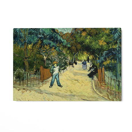 Quadro Stampa su Tela Entrance to the Public Gardens in Arle, Vincent Van Gogh - CupidoDesign