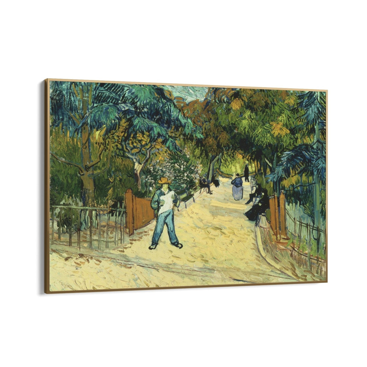 Entrance to the Public Gardens in Arle, Vincent Van Gogh - CupidoDesign