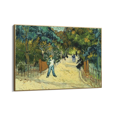 Quadro Stampa su Tela Entrance to the Public Gardens in Arle, Vincent Van Gogh - CupidoDesign
