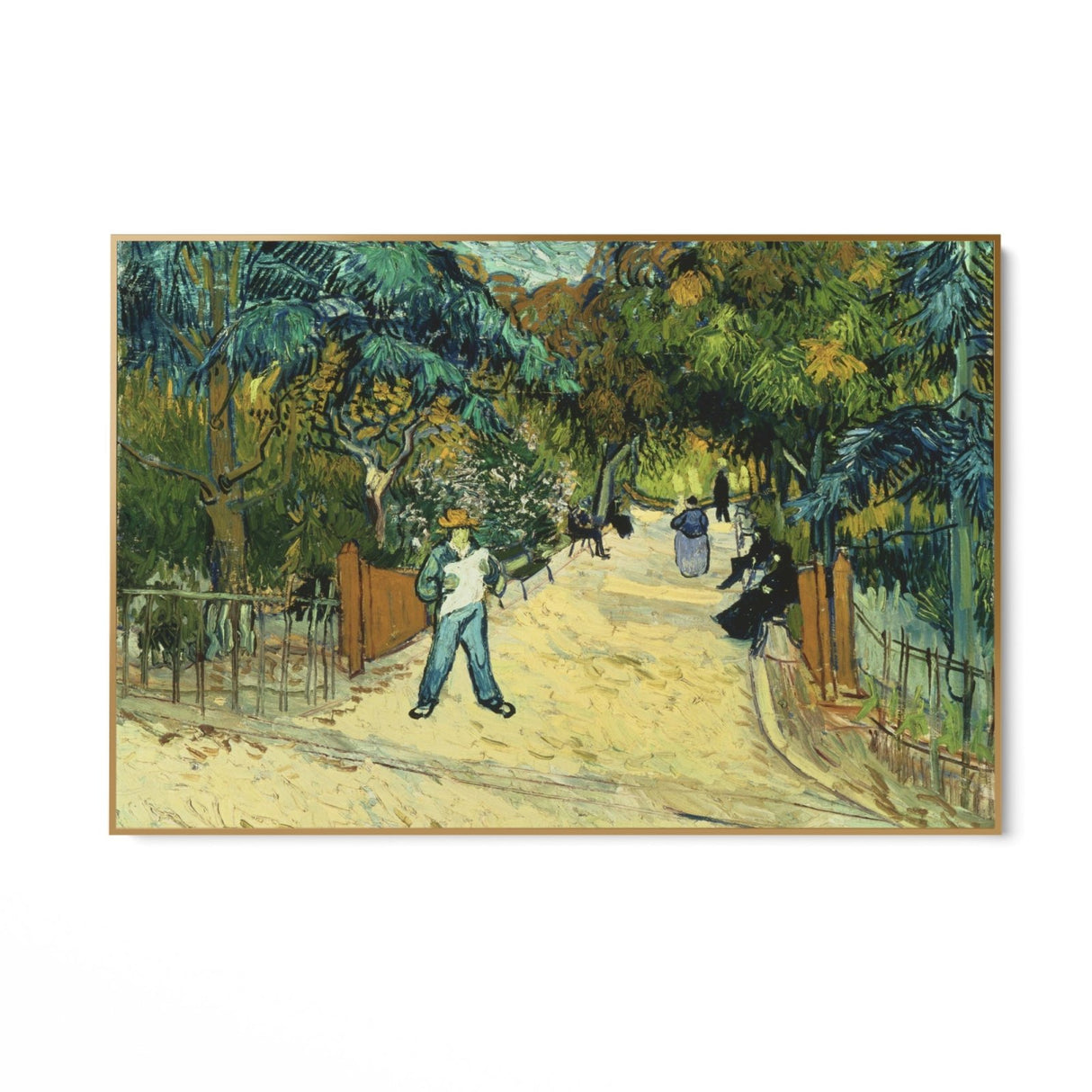 Entrance to the Public Gardens in Arle, Vincent Van Gogh - CupidoDesign