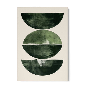 Quadro Stampa su Tela Equilibrio in Verde - CupidoDesign