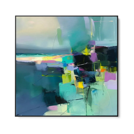 Quadro Stampa su Tela Equilibrio Verde - CupidoDesign