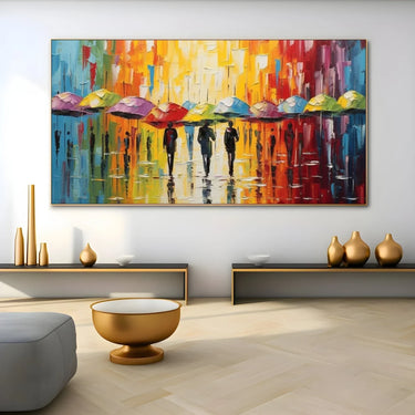 Quadro Stampa su Tela Esplorando L'Arcobaleno - CupidoDesign