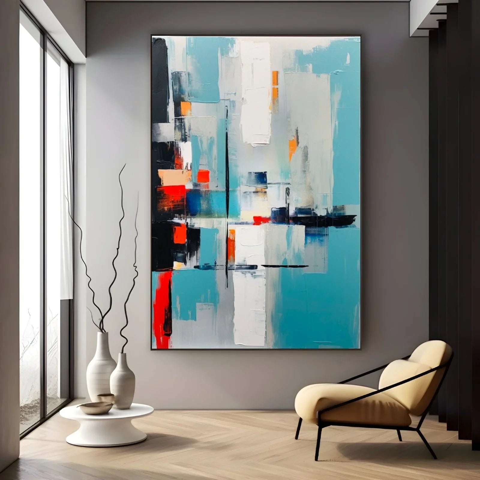 Quadro Stampa su Tela Esplorazione dei segni - CupidoDesign