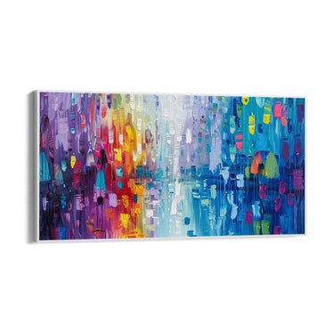 Quadro Stampa su Tela Esplosione di Arcobaleno - CupidoDesign