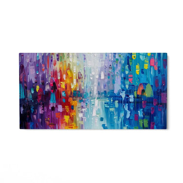 Quadro Stampa su Tela Esplosione di Arcobaleno - CupidoDesign